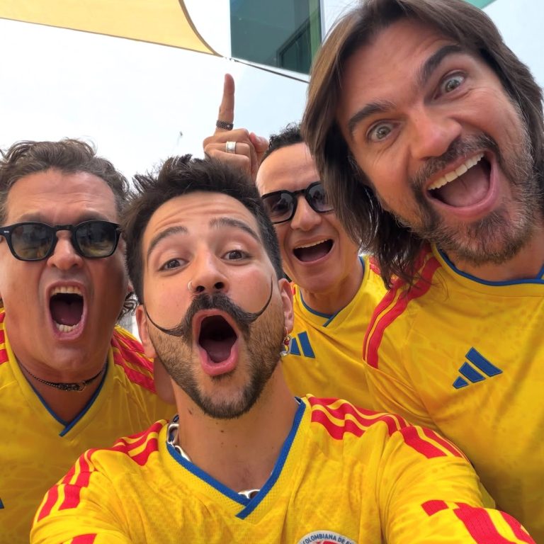 Celebridades se unen al furor mundialista y respaldan a la Selección Colombia