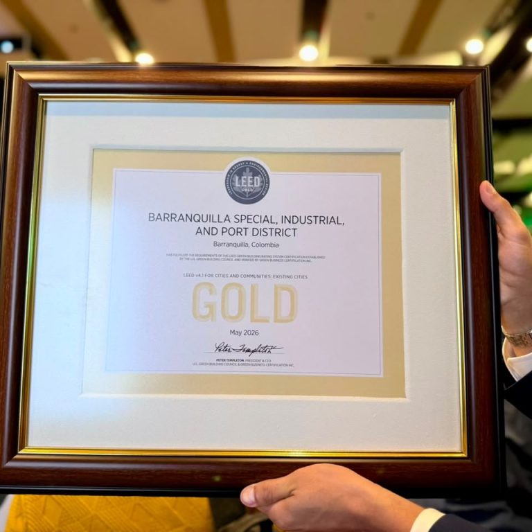 Barranquilla recibe la certificación LEED for cities Gold y se convierte en la primera ciudad sostenible de Suramérica 