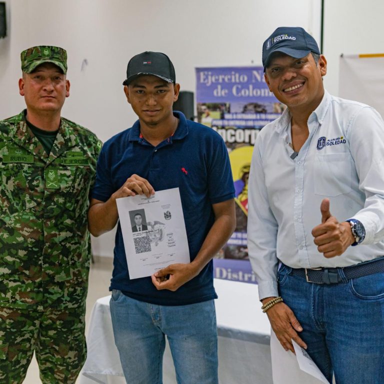 Soledad, referente nacional: cerca de 400 jóvenes víctimas del conflicto han definido su situación militar