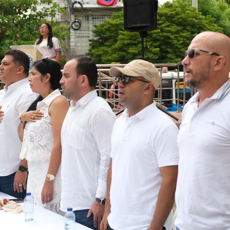 Baranoa conmemoró los 207 años de la Batalla de Boyacá con actos protocolarios en la plaza principal